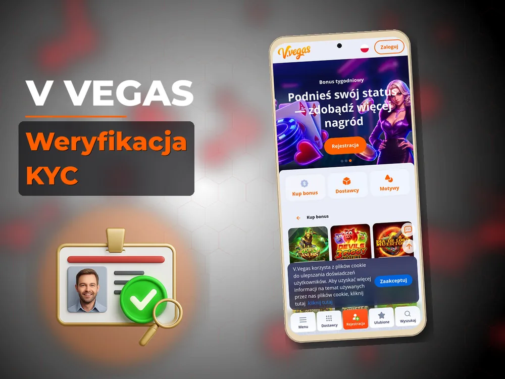 V Vegas - Weryfikacja KYC