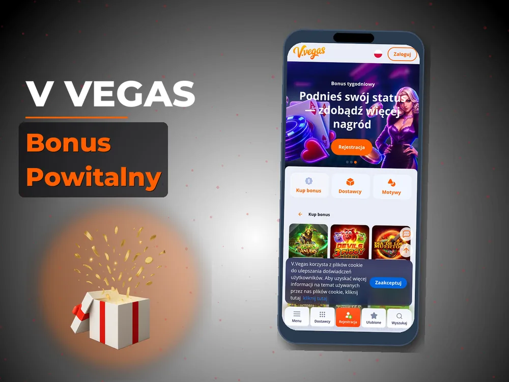 V Vegas - Bonus Powitalny