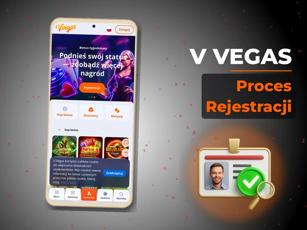 V Vegas - Proces Rejestracji